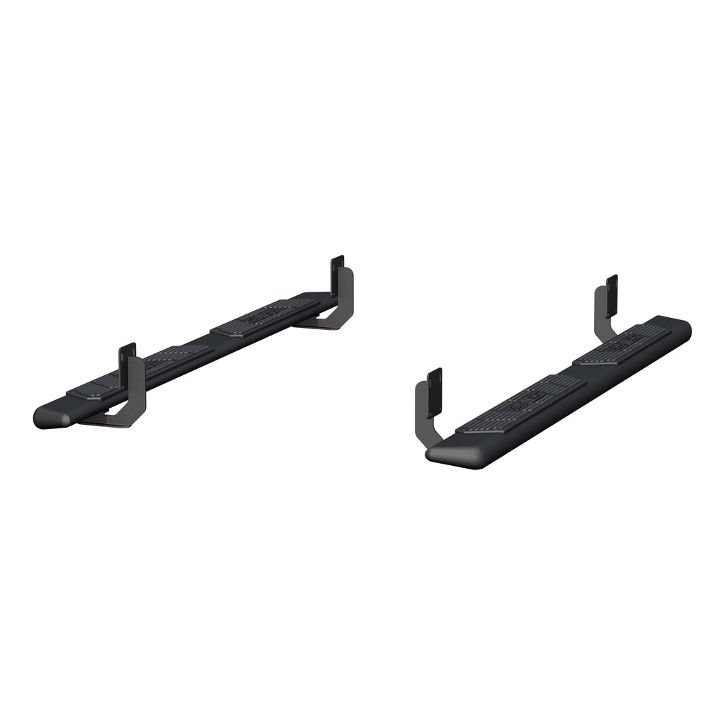 ARIES 2558014 AscentStep 5-1/2" x 75" Black Steel Running Boards, Select Ford F250, F250, F350 for Select Ford F-250