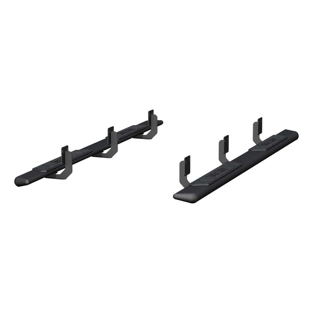 ARIES 2558024 AscentStep 5-1/2" x 91" Black Steel Running Boards, Select Ford F250, F350, F450 for Select Ford F-250