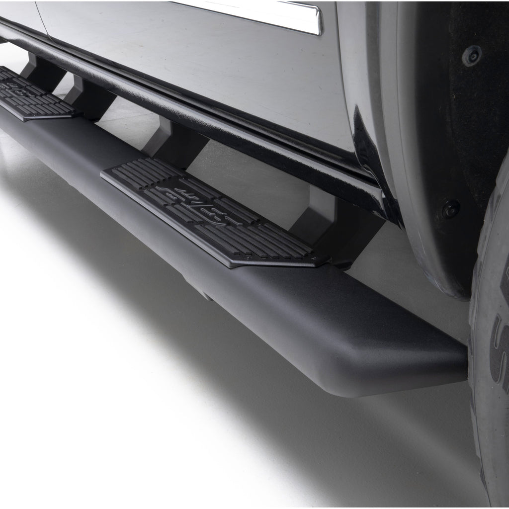 ARIES 2558027 AscentStep Black Steel 5-1/2 x 75-Inch Truck Running Boards, Select Toyota Tacoma for Select Toyota Tacoma