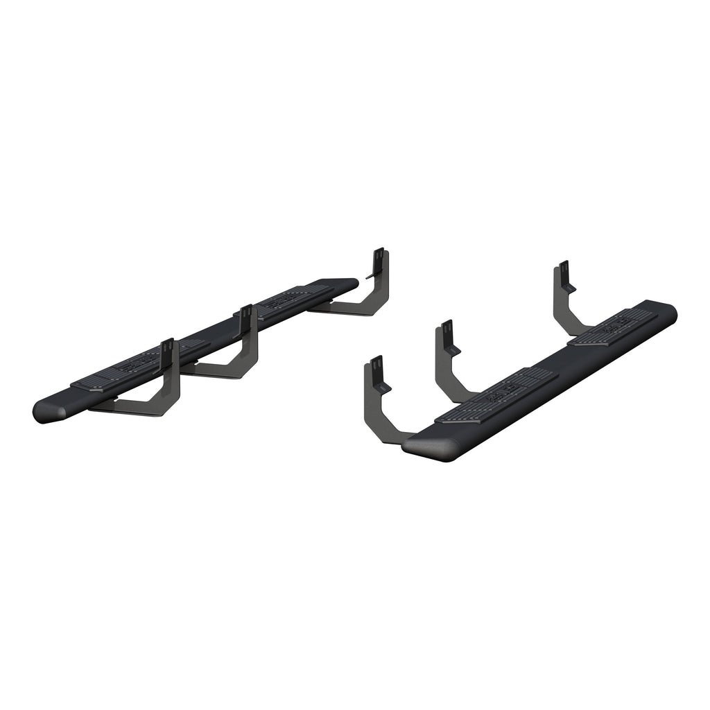 ARIES 2558042 AscentStep 5-1/2" x 85" Black Steel Running Boards, Select Nissan Titan, XD for Select Nissan TITAN