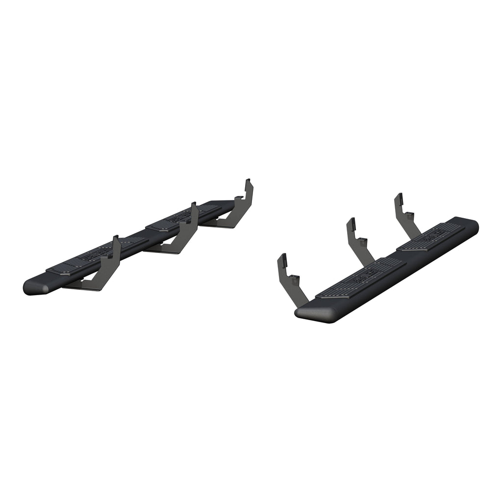 ARIES 2558043 AscentStep 5-1/2" x 75" Black Steel Running Boards, Select Colorado, Canyon for Select Chevrolet Colorado