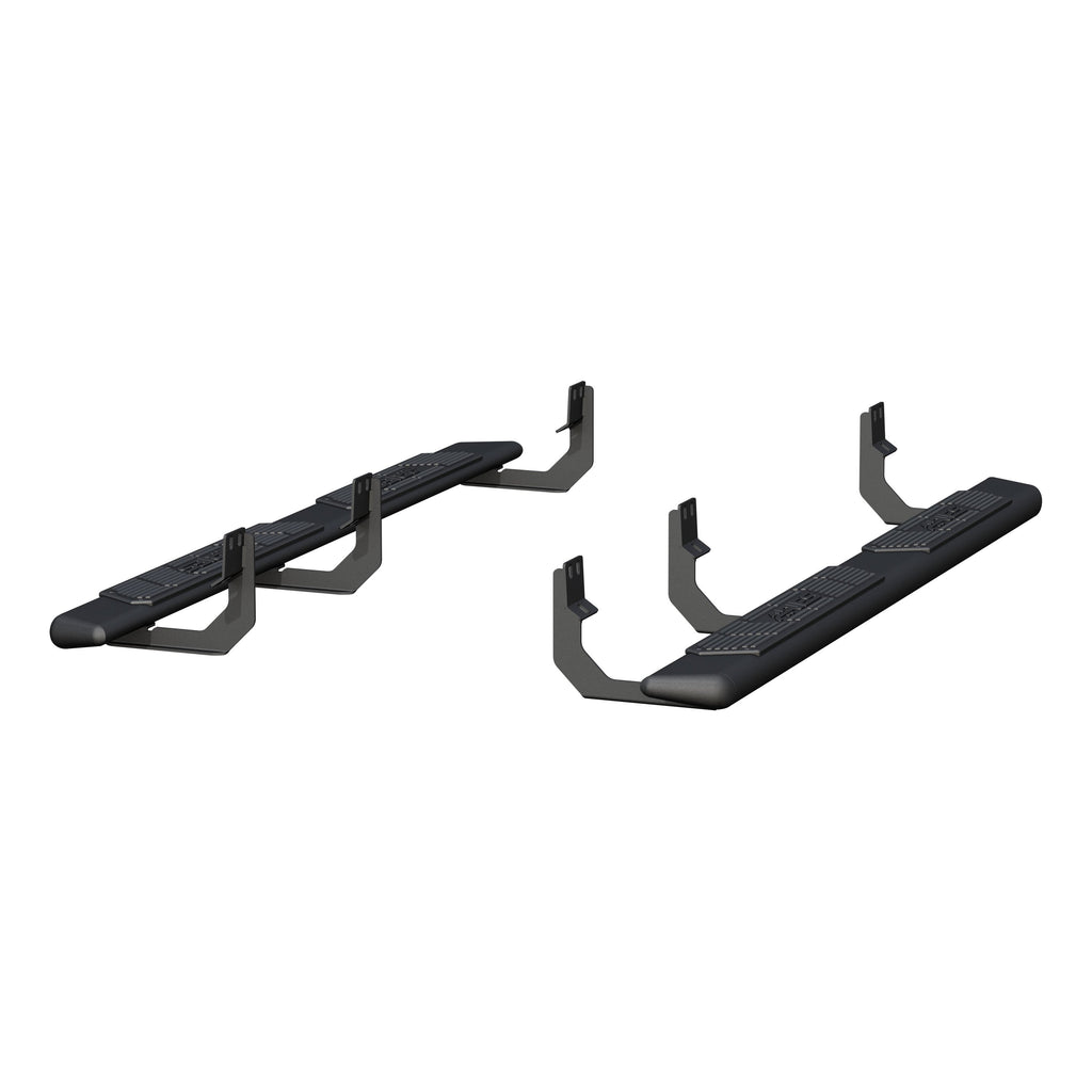 ARIES 2558045 AscentStep 5-1/2" x 75" Black Steel Running Boards, Select Nissan Titan for Select Nissan TITAN