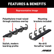 Load image into Gallery viewer, ARIES 2558054 AscentStep 5-1/2" x 75" Black Steel Running Boards, Select Ford Explorer for Select Ford Explorer