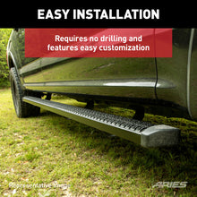 Load image into Gallery viewer, ARIES 2559004 SlimGrip 5" x 78" Black Aluminum Running Boards, Fits Select RAM 1500 for Select Ram 1500