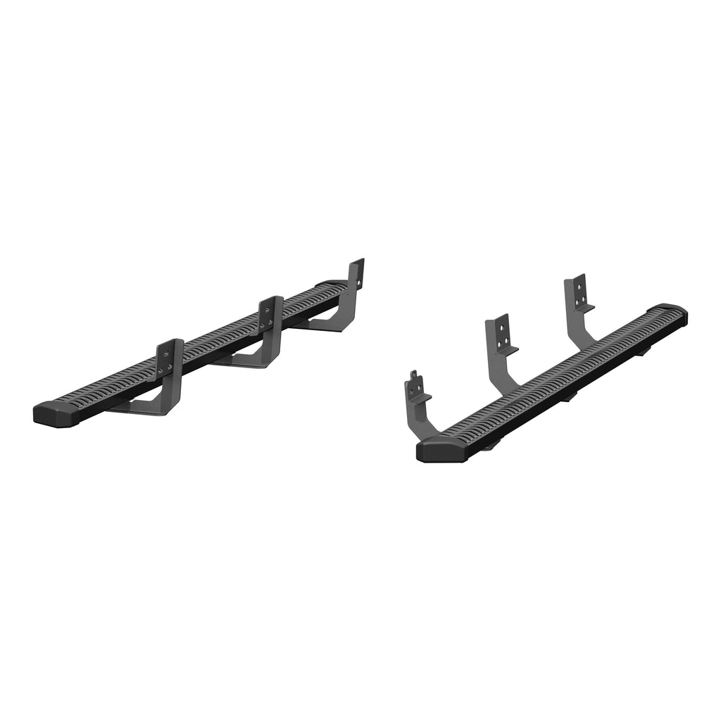 ARIES 2559005 SlimGrip 5" x 78" Black Aluminum Running Boards, Fits Select RAM 1500 Extended Cab for Select Ram 1500