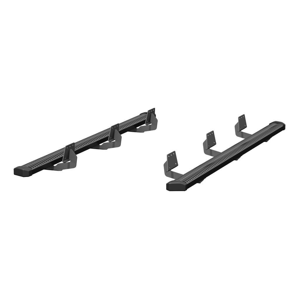 ARIES 2559007 SlimGrip 5" x 88" Black Aluminum Running Boards, Fits Select RAM 1500 Crew Cab for Select Ram 1500