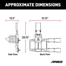 Load image into Gallery viewer, ARIES 2563001 Jeep Wrangler JL Heavy-Duty Spare Tire Carrier - Truck Part Superstore