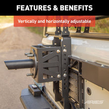 Load image into Gallery viewer, ARIES 2563001 Jeep Wrangler JL Heavy-Duty Spare Tire Carrier - Truck Part Superstore