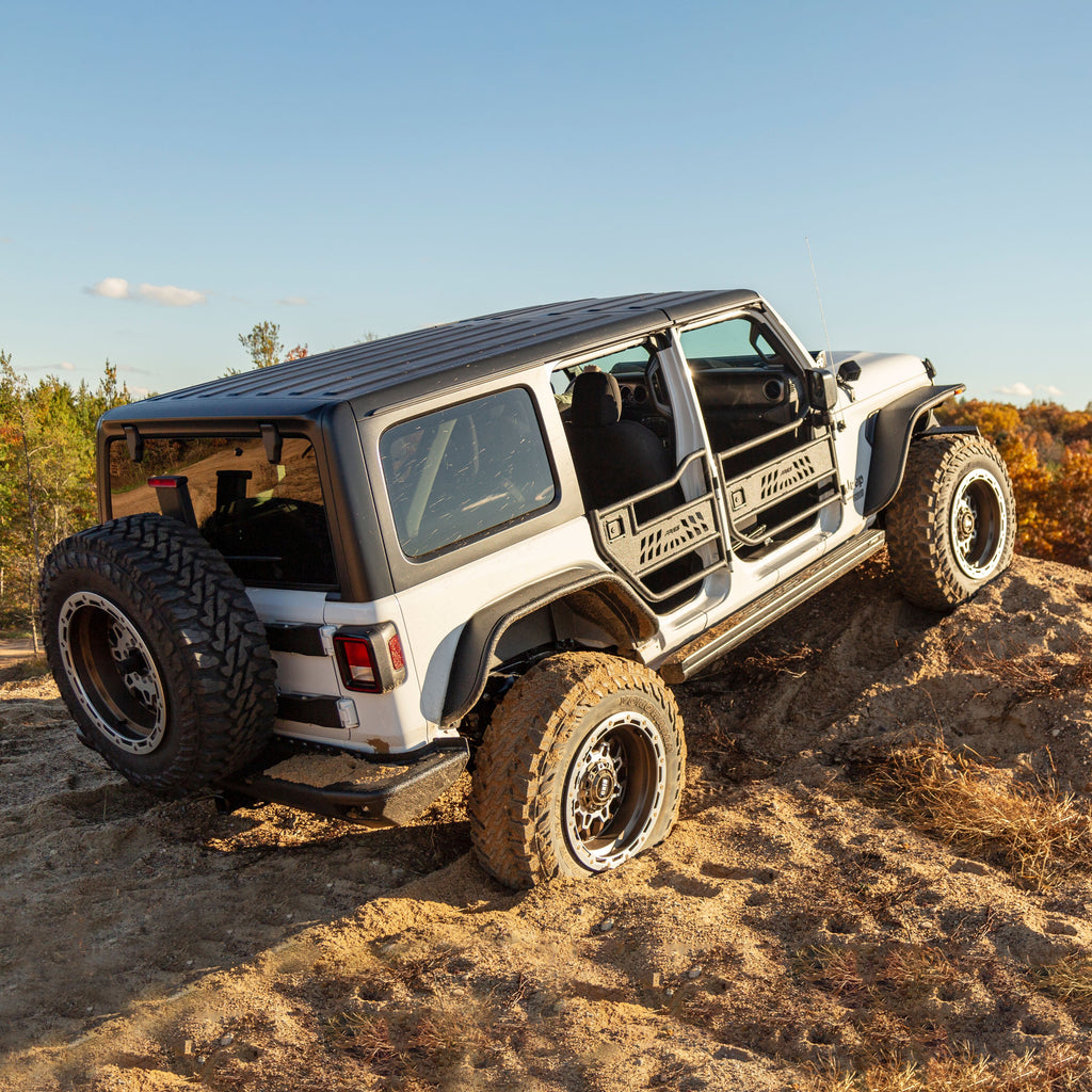 ARIES 2563001 Jeep Wrangler JL Heavy-Duty Spare Tire Carrier - Truck Part Superstore