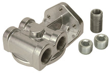 Load image into Gallery viewer, Derale 25729 Single Side Ports 1/2" NPT Filter Mount with 13/16"-16 Filter Threads