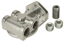 Load image into Gallery viewer, Derale 25729 Single Side Ports 1/2" NPT Filter Mount with 13/16"-16 Filter Threads