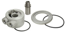 Load image into Gallery viewer, Derale 25731 Thermostatic Sandwich Adapter with 3/8" NPT Ports and 13/16"-16 Filter Thread