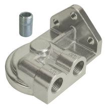 Load image into Gallery viewer, Derale 25753 Single Right 1/2" NPT Port Filter Mount with 3/4"-16 Filter Threads