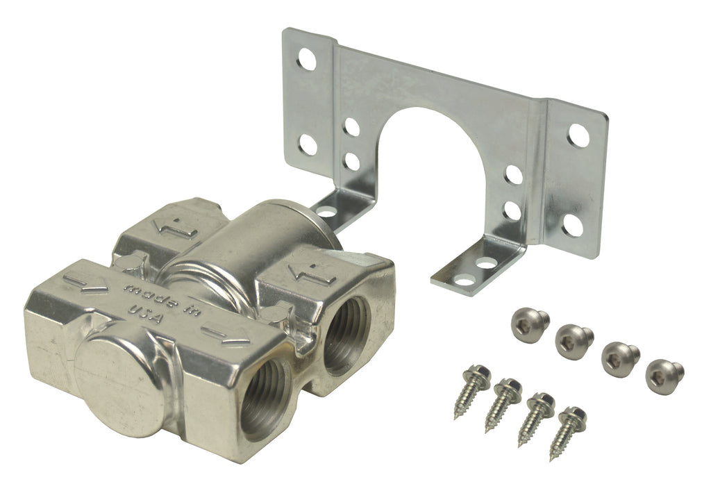 Derale 25792 Fluid Control Thermostat with Mount Brackets, 1/2" NPT