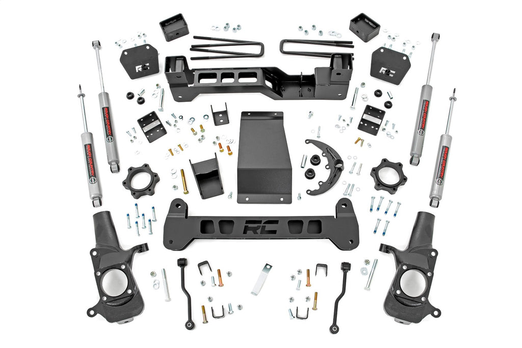 Rough Country 25930A Suspension Lift Kit for Select Chevrolet Silverado HD, Chevrolet Silverado 2500, GMC Sierra HD, GMC Sierra