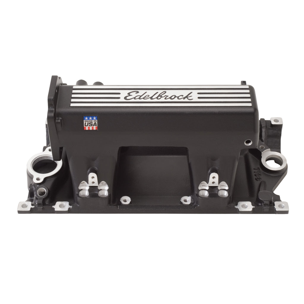 Manifold-Efi-Pro-Flo-Xt-Sb-Chevy-EtecVortec-Heads-W-Black-Finish