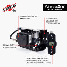 Load image into Gallery viewer, Air Lift 25980EZ WirelessOne with EZ Mount.