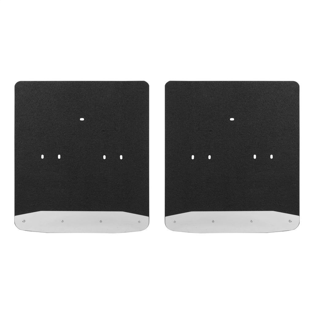 Luverne 259924 LUVERNE 259924 Rear Dually 20-Inch x 23-Inch Textured Rubber Mud Guards; Select for Select Ford F-350 Super Duty, Ford F-450 Super Duty