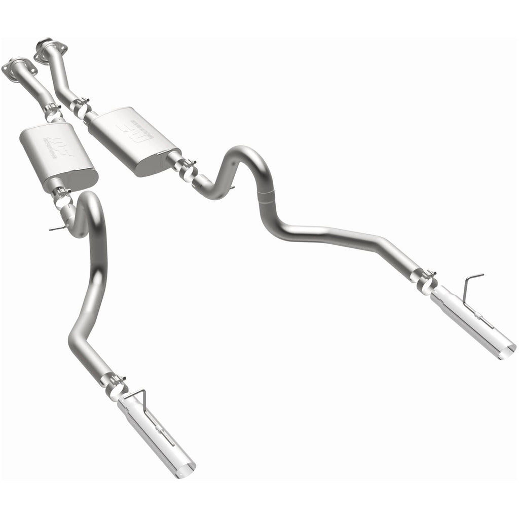 MagnaFlow Exhaust Products 15630 Street Series Polished Cat-Back System for Select Ford Mustang