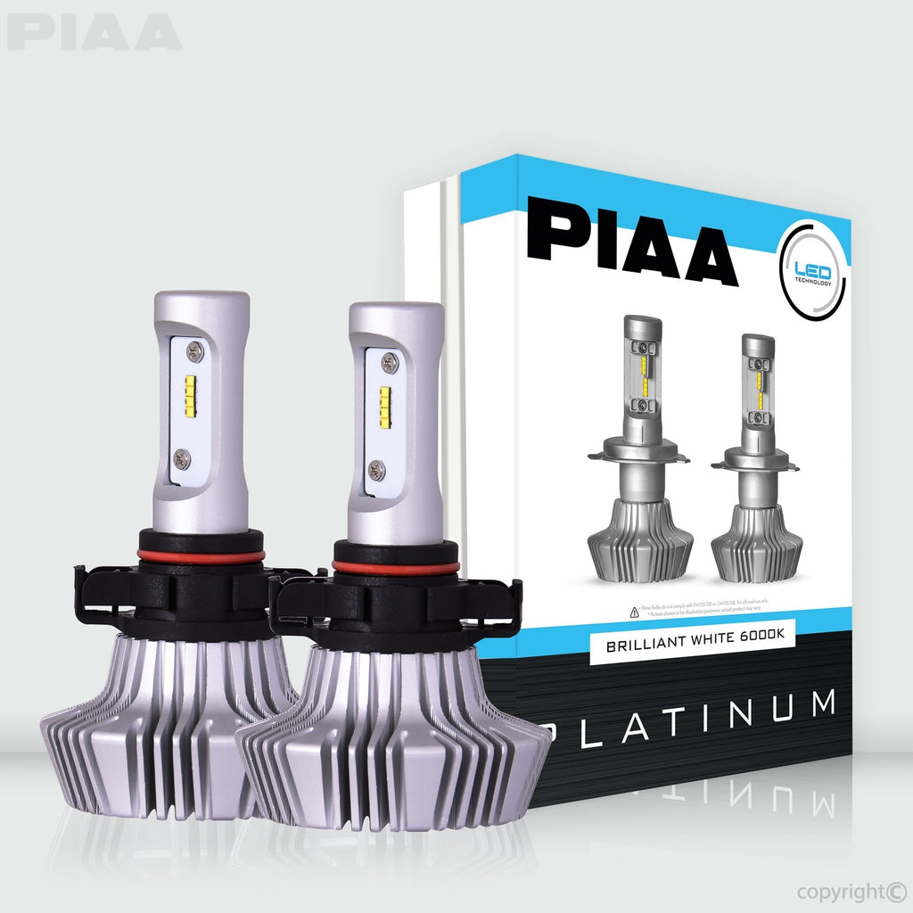PIAA 26-17324 Psx24 Platinum LED Replacement Bulb for Select Chrysler Town & Country, Dodge Grand Caravan, Dodge Journey, Jeep Cherokee, Jeep Grand Cherokee, Jeep Patriot, Jeep Wrangler, Jeep Wrangler JK, Subaru BRZ, Subaru Impreza, Subaru XV Crosstrek