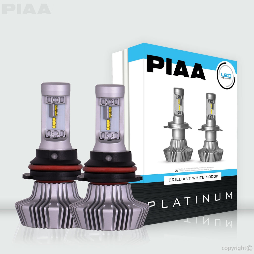PIAA 26-17397 9007 Platinum BULB Replacement Twin for Select Acura MDX, Acura NSX, Acura TL, Chrysler Crossfire, Chrysler PT Cruiser, Chrysler Sebring, Dodge Durango, Dodge Journey, Dodge Ram 1500, Dodge Ram 2500, Dodge Ram 3500, GMC Savana 1500, GMC