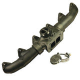 BD Diesel 1045996-T4 BD Cummins 20-degree Wastegated T4 Exhaust Manifold Dodge 1998.5-2007 5.9L