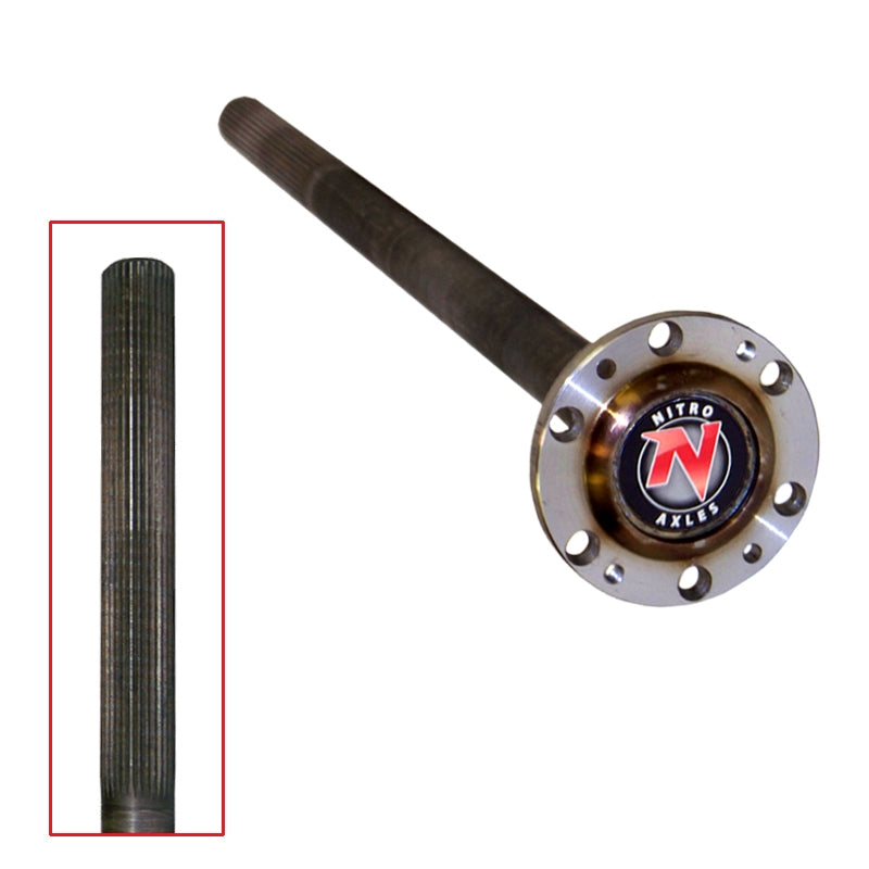 ~(26-Lbs.-38X8x8)~-Toyota-9.5-Rear-Axle-Kit-Full-Float-HdjFzj80-30-Spline-Chromoly-Nitro-Gear-And-Axle