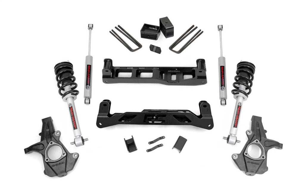 Rough Country 26131 Suspension Lift Kit w/Shocks for Select Chevrolet Silverado 1500, GMC Sierra