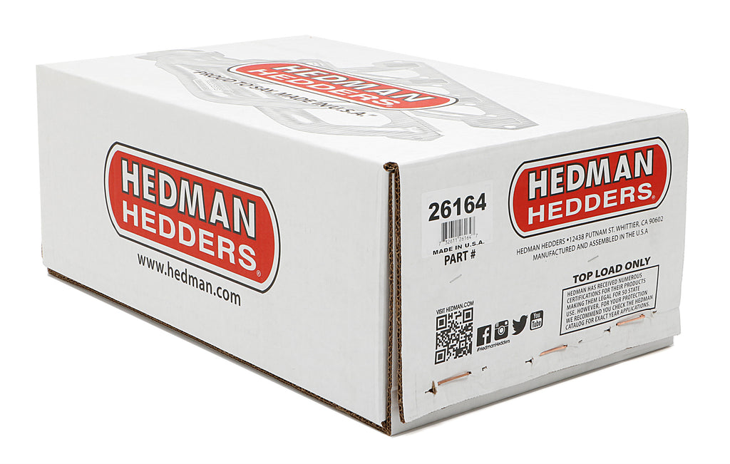 Hedman Hedders 26164 Silver Short-Tube Headers For 1970-79 Pontiac Firebird with Pontiac V8 for Select Pontiac Firebird