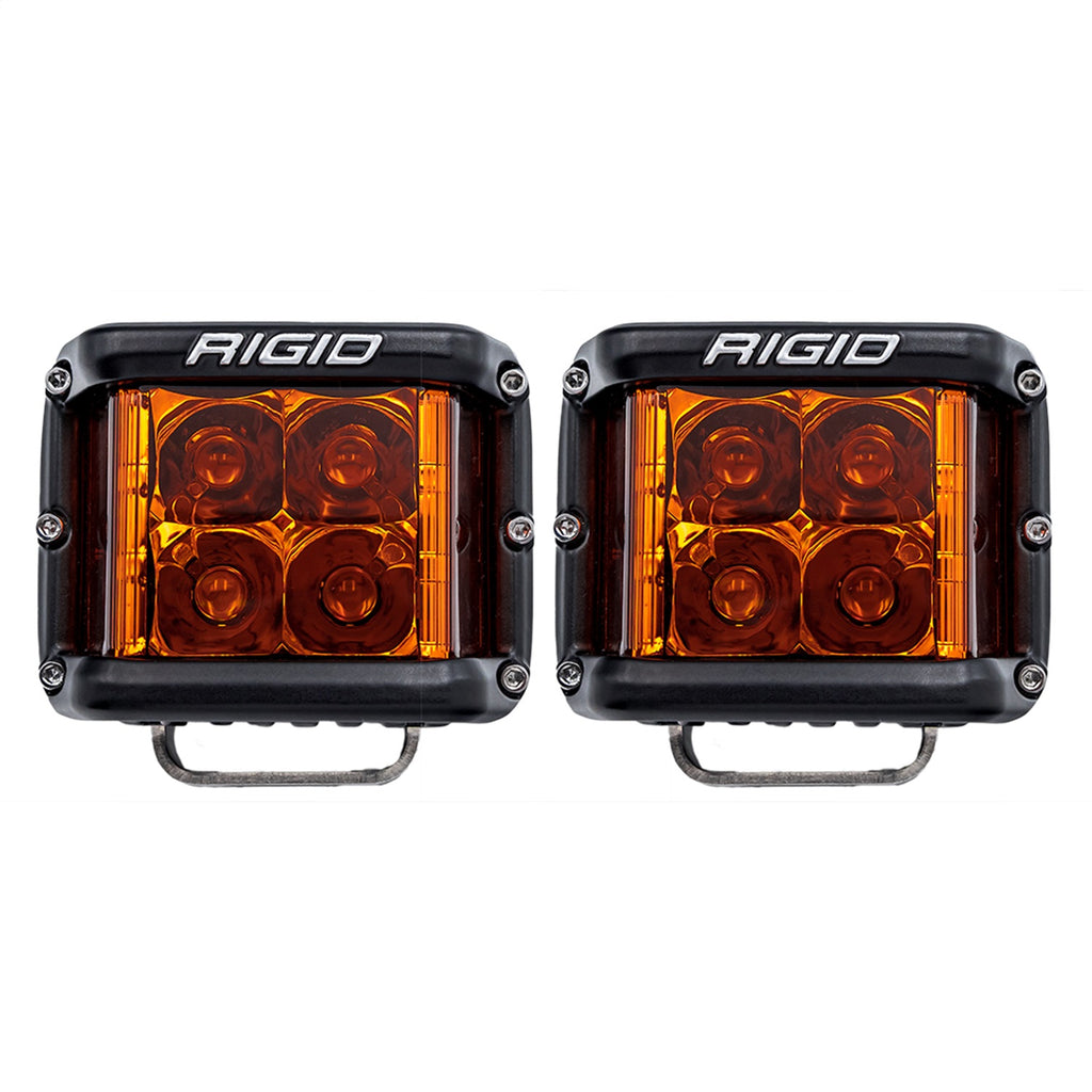 Rigid Industries 262214 D-SS Spot with Amber PRO Lens ; Pair