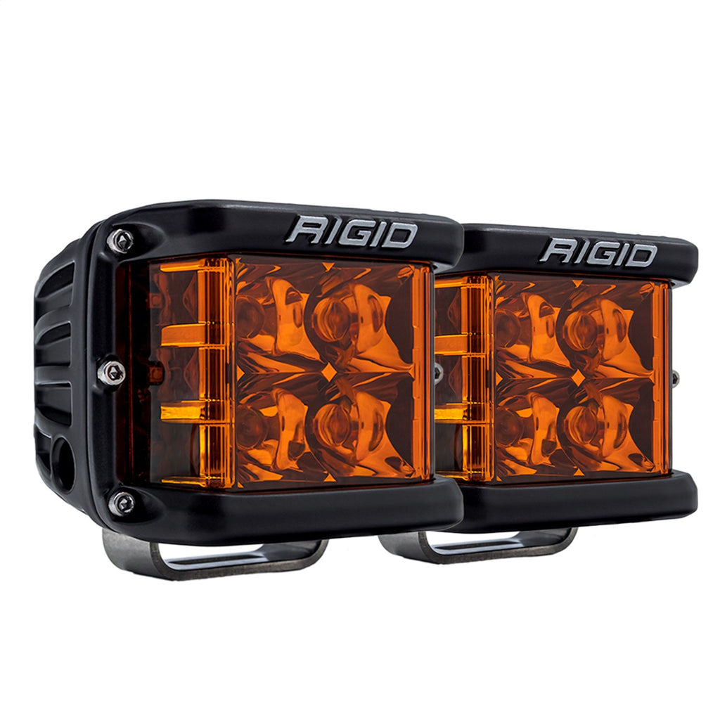 Rigid Industries 262214 D-SS Spot with Amber PRO Lens ; Pair