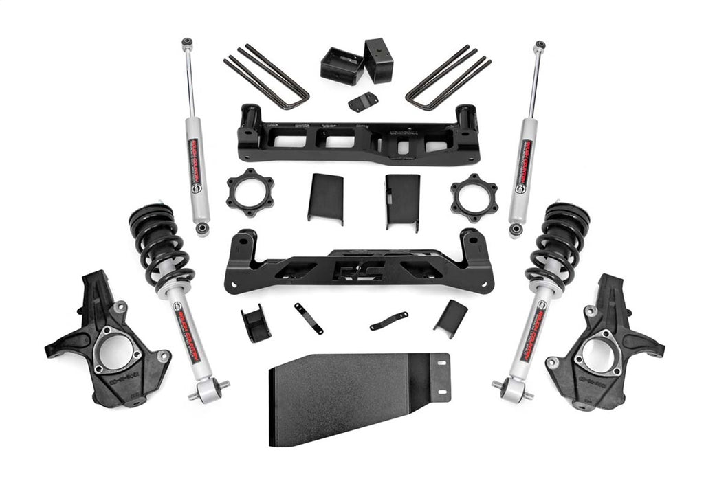 Rough Country 26231 Suspension Lift Kit w/Shocks for Select Chevrolet Silverado 1500, GMC Sierra