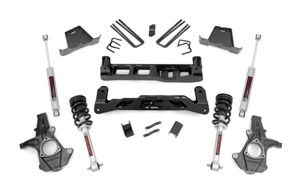 Rough Country 26331 Suspension Lift Kit w/Shocks for Select Chevrolet Silverado 1500, GMC Sierra