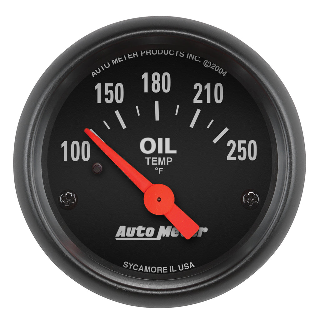 AutoMeter 2638 GAUGE, OIL TEMP, 2 1/16", 100-250?F, ELECTRIC, Z-SERIES