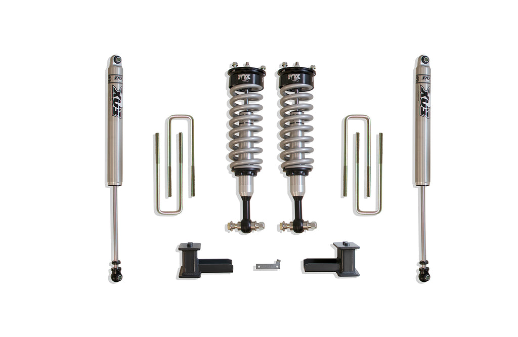 0913-F150-2Wd-Rear-4In-Rear-Lift-Box-Kit-W-Fox-Shocks