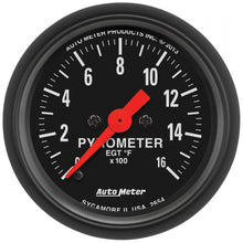 Load image into Gallery viewer, AutoMeter 2654 GAUGE, PYROMETER (EGT), 2 1/16", 1600?F, DIGITAL STEPPER MOTOR, Z-SERIES