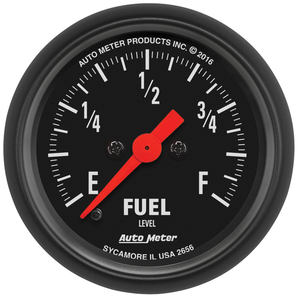 AutoMeter 2656 GAUGE, FUEL LEVEL, 2 1/16", 0-280O PROGRAMMABLE, Z-SERIES