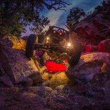 Load image into Gallery viewer, KC HiLiTES 265 KC FLEX ERA 1 LED 2-Light Master Kit with Wiring Harness and Spread Beam Pattern