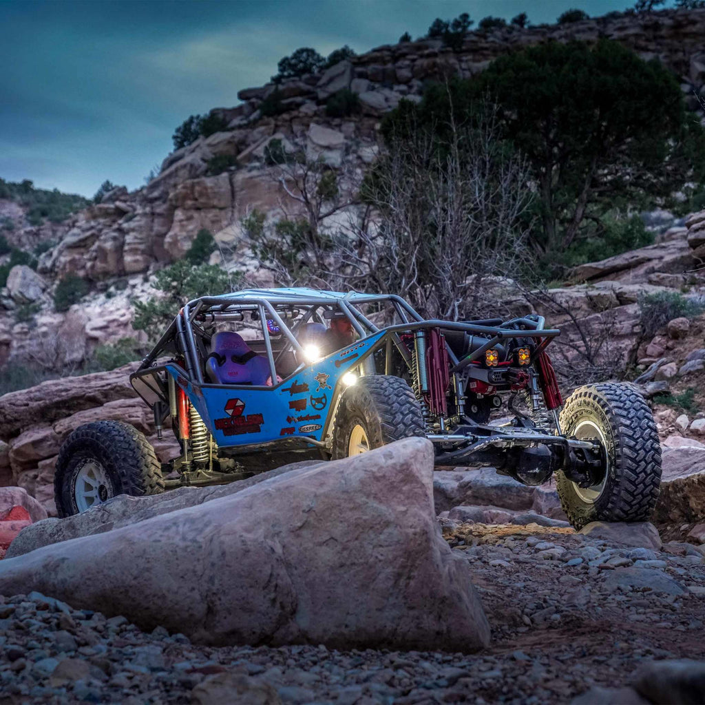 KC HiLiTES 265 KC FLEX ERA 1 LED 2-Light Master Kit with Wiring Harness and Spread Beam Pattern