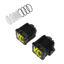 Load image into Gallery viewer, KC HiLiTES 265 KC FLEX ERA 1 LED 2-Light Master Kit with Wiring Harness and Spread Beam Pattern