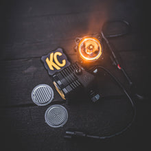 Load image into Gallery viewer, KC HiLiTES 265 KC FLEX ERA 1 LED 2-Light Master Kit with Wiring Harness and Spread Beam Pattern