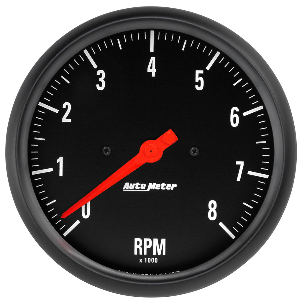AutoMeter 2677 GAUGE, TACHOMETER, 5", 8K RPM, IN-DASH, Z-SERIES