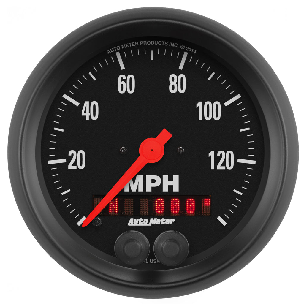 AutoMeter 2680 GAUGE, SPEEDOMETER, 3 3/8", 140MPH, GPS, Z-SERIES
