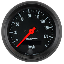 Load image into Gallery viewer, AutoMeter 2687-M GAUGE, SPEEDOMETER, 3 3/8", 190KM/H, ELEC. PROG. W/ LCD ODO, Z-SERIES