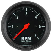 Load image into Gallery viewer, AutoMeter 2695 GAUGE, TACHOMETER, 3 3/8", 6K RPM, IN-DASH, Z-SERIES