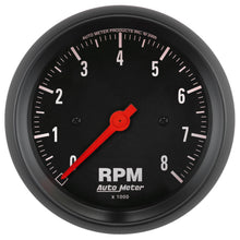 Load image into Gallery viewer, AutoMeter 2699 GAUGE, TACHOMETER, 3 3/8", 8K RPM, IN-DASH, Z-SERIES