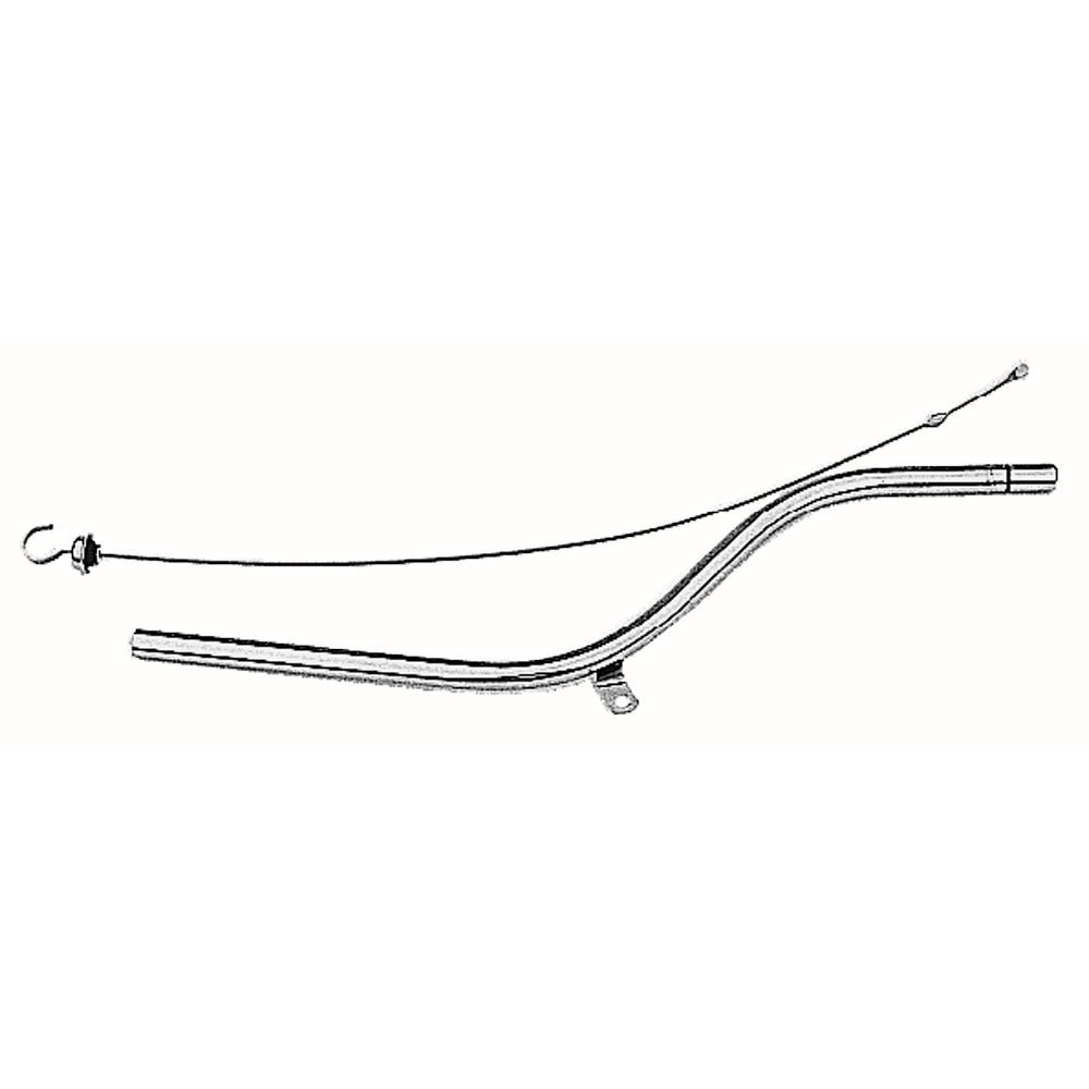 27-In.-Chrome-Transmission-Dipstick-And-Tube-For-Chevrolet-Th350