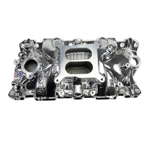 Load image into Gallery viewer, Edelbrock 2701-CP EPS Intake Manifold for 1955-86 Small-Block Chevy, Chrome Plasma Finish