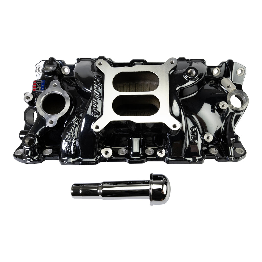 Edelbrock 2703-BP Performer EPS Intake Manifold w/Oil Fill Tube