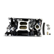 Load image into Gallery viewer, Edelbrock 2716-BP Edelbrock Perf EPS Manifold for Small-Block Chevy Vortec, Black Plasma Finish